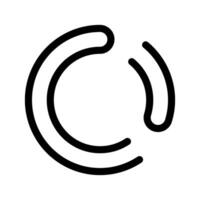 Circle Icon Symbol Design Illustration vector