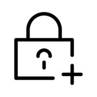 Padlock Icon Symbol Design Illustration vector