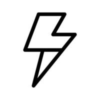 Thunder Icon Symbol Design Illustration vector