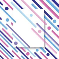 Colorful striped background with space vector
