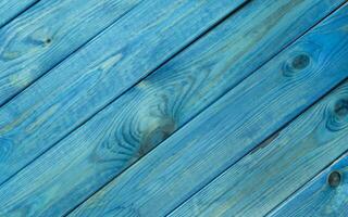 Blue wood background photo