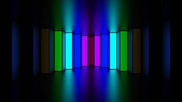arco iris escalera luz estroboscópica antecedentes vj lazo en 4k video