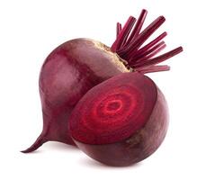 Beetroot isolated on white background with clipping path photo