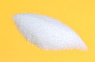 Pile of sugar isolated photo