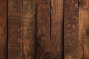 Brown wood background or texture photo
