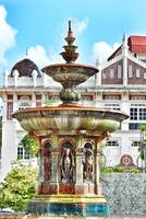 Kuala Lumpur, Malaysia pada 22 Mei 2023. The Victoria Fountain at Merdeka Square. photo