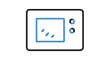 Animation of camera Icon suitable for content creator, presentation video