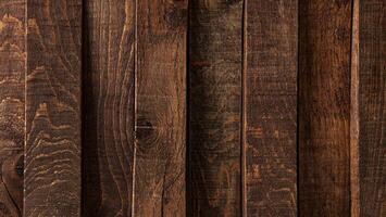 Dark wood texture. Background dark wooden panels. photo