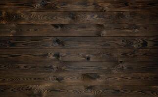 Wooden background, rustic brown planks texture, old wood wall backdrop photo