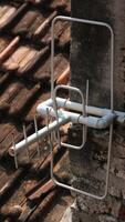 Homemade television antenna using paralon pipe or PVC pipe photo