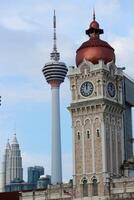 Kuala Lumpur, Malaysia on May 22, 2023. Very beautiful historical architecture of the Sultan Abdul Samad Building. photo