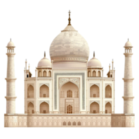 Taj Mahal in 3D Capturing the Majesty of India's Architectural Gem png