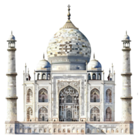 3 re representación de Taj Mahal trayendo el belleza de agra maravilla a vida png