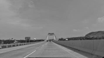 Batang, Indonesia on March 8 2023. The Kalikuto Bridge is the new icon of the Semarang Batang Toll Road. T photo