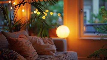 Soft music plays in the background adding to the calming and tranquil atmosphere of the room photo