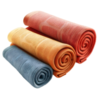 3D Rendering of a Towels on Transparent Background png