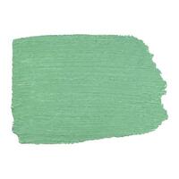 Acrylic light green texture, brush stroke, hand drawing isolated on white background. photo