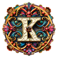 Boho Celestial Theme Alphabet Design png