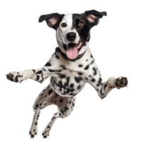 Cute and fun dogs on transparent background png