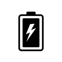 Battery charge level icon symbol transparent png