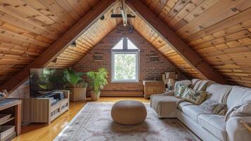 The attic has been transformed into a wellinsulated space keeping the entire home comfortable and reducing the need for heating and cooling photo