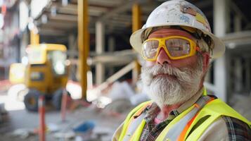 With years of experience under his belt the foreman is a trusted and respected leader on the construction site photo