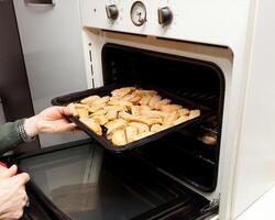 Italian cookies cantucci photo