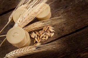 Pods of barley photo