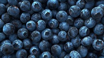 blueberry background, photo realism