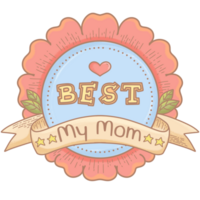 Mother day mom and kid png