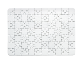 Puzzle simple pattern, transparent background png