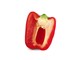 red sweet pepper, transparent background png