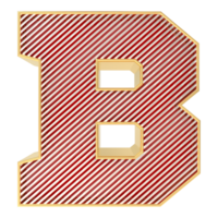 Font B 3D Render png