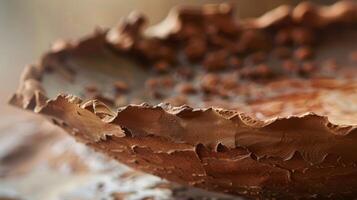 An image of a clay dish with a layered and intricate rim achieved through the technique of sprigging where small individually formed pieces of clay are applied to the surface. photo