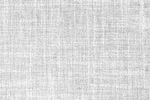 Close up texture of white coarse weave upholstery fabric. Decorative textile background photo