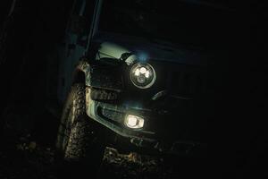 Night Time Off Road Drive Theme photo