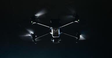 Modern Drone in Flight photo