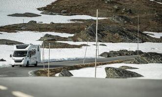 vestalandia Noruega camper camioneta rv la carretera viaje foto