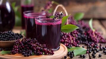 A rotating slideshow of elderberryfocused recipes providing inspiration for attendees to create their own versions of the elixirs at home photo