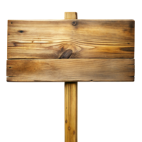 un' vuoto di legno cartello stradale pronto per personalizzazione png