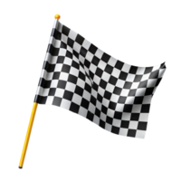 A checkered flag symbolizing the end of a race png