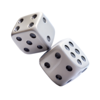 A pair of dice captured mid-roll png