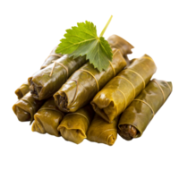 Turkish food stuffed grape leaves png