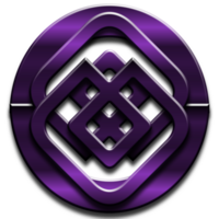 cirkel logotyp gaming stil Färg violett png