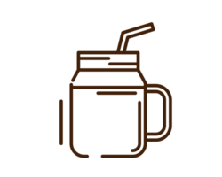 glass modern coffee icon png