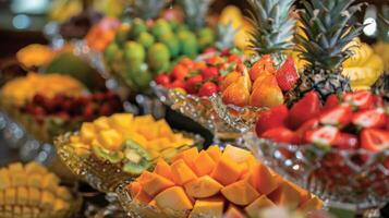 A fruitlovers dream this buffet features the most exotic and tantalizing options available photo