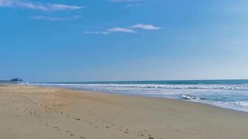 Awesome huge big surfer waves at beach Puerto Escondido Mexico. video