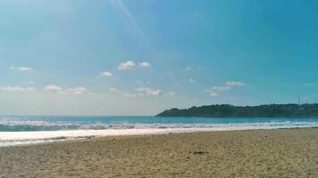 Amazing huge big surfer waves at beach Puerto Escondido Mexico. video