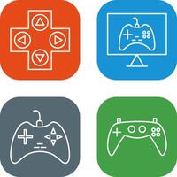 Gaming Control and Online Games Icon vector