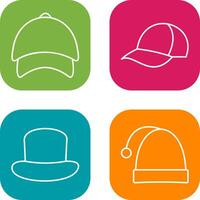 Cap and Hat Icon vector